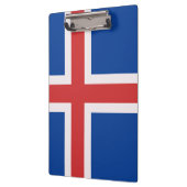 アイスランド国旗 クリップボード (左)