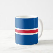 アイスランド国旗 コーヒーマグカップ (正面右)