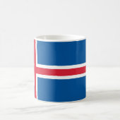 アイスランド国旗 コーヒーマグカップ (中央)