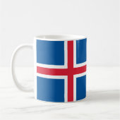 アイスランド国旗 コーヒーマグカップ (左)