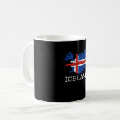 アイスランド国旗 コーヒーマグカップ (正面左)