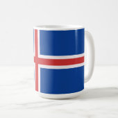アイスランド国旗 コーヒーマグカップ (正面右)