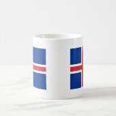 アイスランド国旗 コーヒーマグカップ (中央)