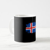 アイスランド国旗 コーヒーマグカップ (正面左)