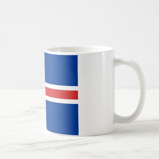 アイスランド国旗 コーヒーマグカップ (右)