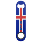 アイスランド国旗 スピード栓抜き (正面)