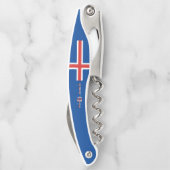 アイスランド国旗 ソムリエナイフ (裏面)