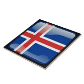 アイスランド国旗 タイル (側面)