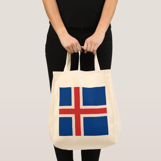 アイスランド国旗 トートバッグ (正面(商品))