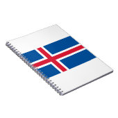 アイスランド国旗 ノートブック (右側)