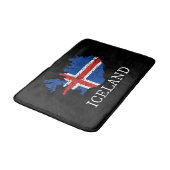 アイスランド国旗 バスマット (アングル)