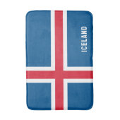 アイスランド国旗 バスマット (正面縦)