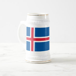 アイスランド国旗 ビールジョッキ