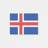 アイスランド国旗 ポストイット (正面)