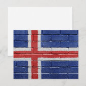 アイスランド国旗 ポストカード (正面/裏面)