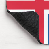 アイスランド国旗 マウスパッド (コーナー)