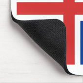 アイスランド国旗 マウスパッド (コーナー)