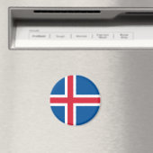 アイスランド国旗 – マグネット (インサイチュ (食洗機))