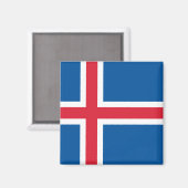 アイスランド国旗 マグネット (正面/裏面)