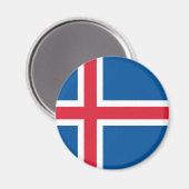 アイスランド国旗 マグネット (正面/裏面)