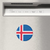 アイスランド国旗 マグネット (インサイチュ (食洗機))