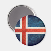 アイスランド国旗 マグネット (正面/裏面)