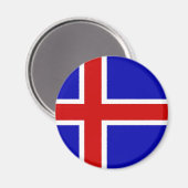 アイスランド国旗 マグネット (正面/裏面)