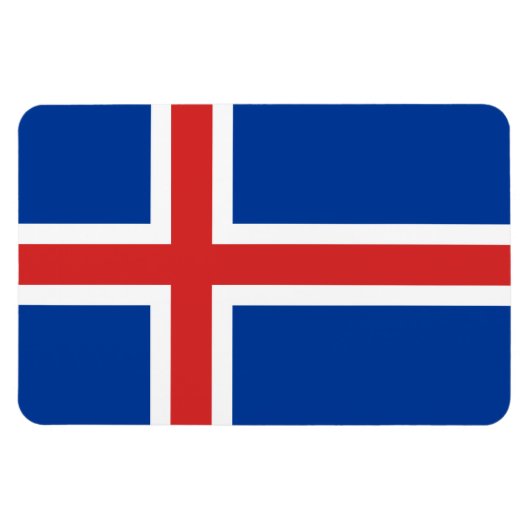 アイスランド国旗 マグネット (横)