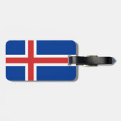 アイスランド国旗 ラゲッジタグ (裏面横)
