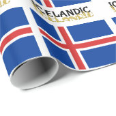 アイスランド国旗 ラッピングペーパー (ロールコーナー)