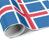 アイスランド国旗 ラッピングペーパー (ロールコーナー)