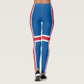 アイスランド国旗 レギンス (裏面)
