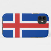 アイスランド国旗 Case-Mate iPhoneケース (裏面(横))