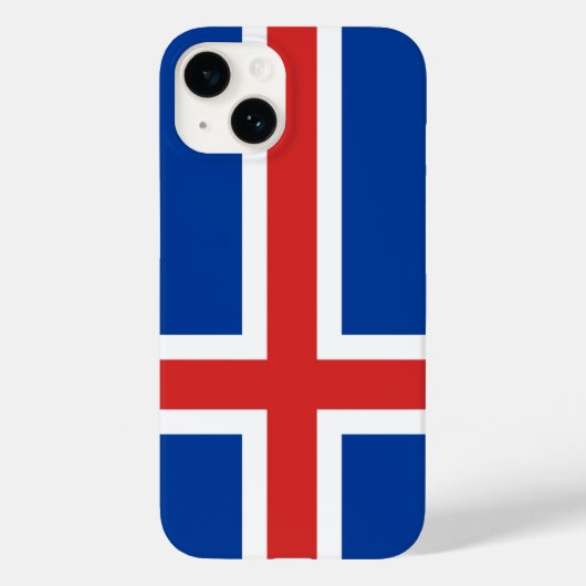 アイスランド国旗 Case-Mate iPhoneケース (裏面)