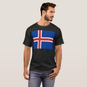 アイスランド国旗 Tシャツ (正面フル)