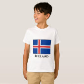 アイスランド国旗 Tシャツ (正面フル)