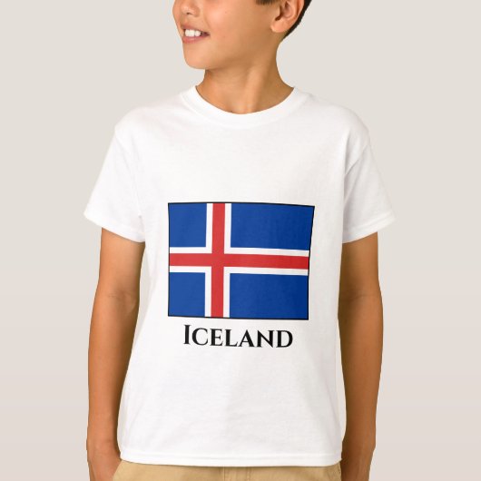 アイスランド国旗 Tシャツ (正面)