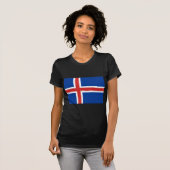 アイスランド国旗 Tシャツ (正面フル)