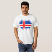 アイスランド国旗 Tシャツ (正面フル)