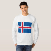 アイスランド国旗 Tシャツ (正面フル)