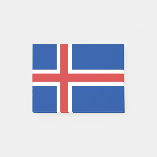 アイスランド国旗Post-it®注 ポストイット (正面)