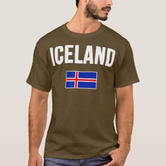 アイスランド国旗Reykjavik ravel土産Lo Tシャツ