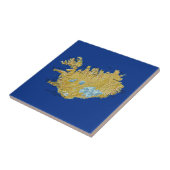 アイスランド地図タイル タイル (側面)