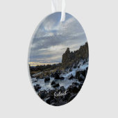 アイスランド川 – セラミックオーナメント オーナメント (正面)