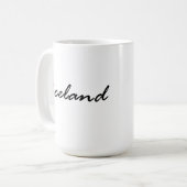 アイスランド愛の愛国者 コーヒーマグカップ (正面左)
