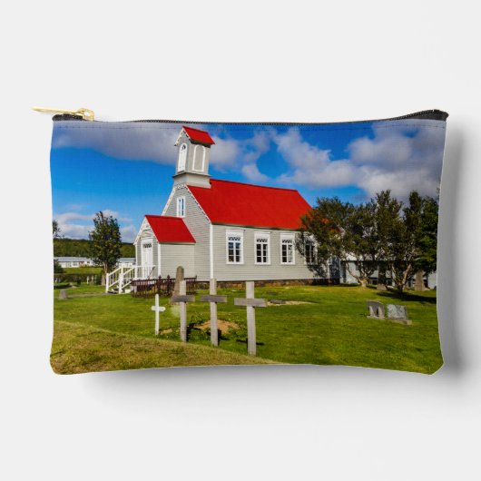 アイスランド教会 アクセサリーポーチ (正面)