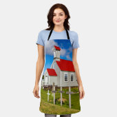 アイスランド教会 エプロン (着用した状態)