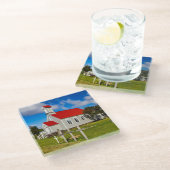 アイスランド教会 ガラスコースター (アングル)