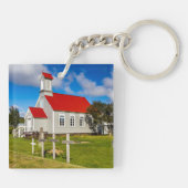 アイスランド教会 キーホルダー (裏面)