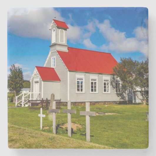 アイスランド教会 ストーンコースター (正面)